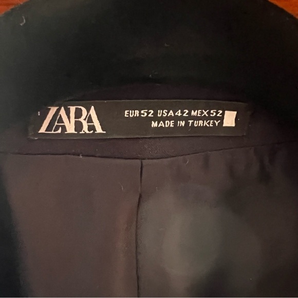 Zara Men’s Navy Sz 42 SPORT COAT, BLAZER - Picture 8 of 9
